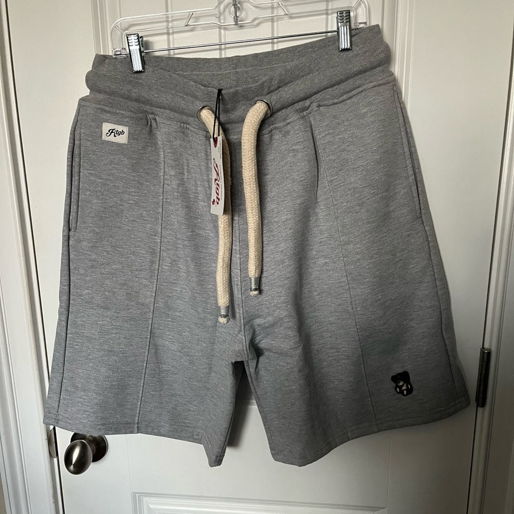 Rtgb T Grind Logo Shorts Heather Gray XL NWT Retail $73